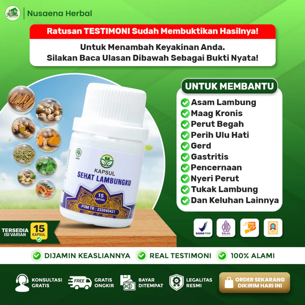Kapsul Sehat Lambungku 15 Kapsul